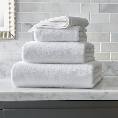 100% cotton hotel bathroom quick-dry eco-friendly white cotton hotel bath towels